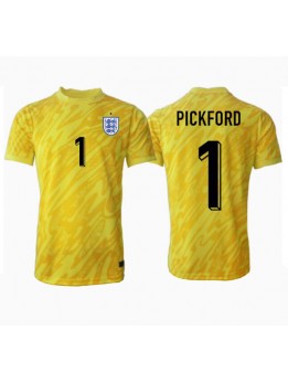 England Jordan Pickford #1 Torwart Auswärtstrikot EM 2024 Kurzarm